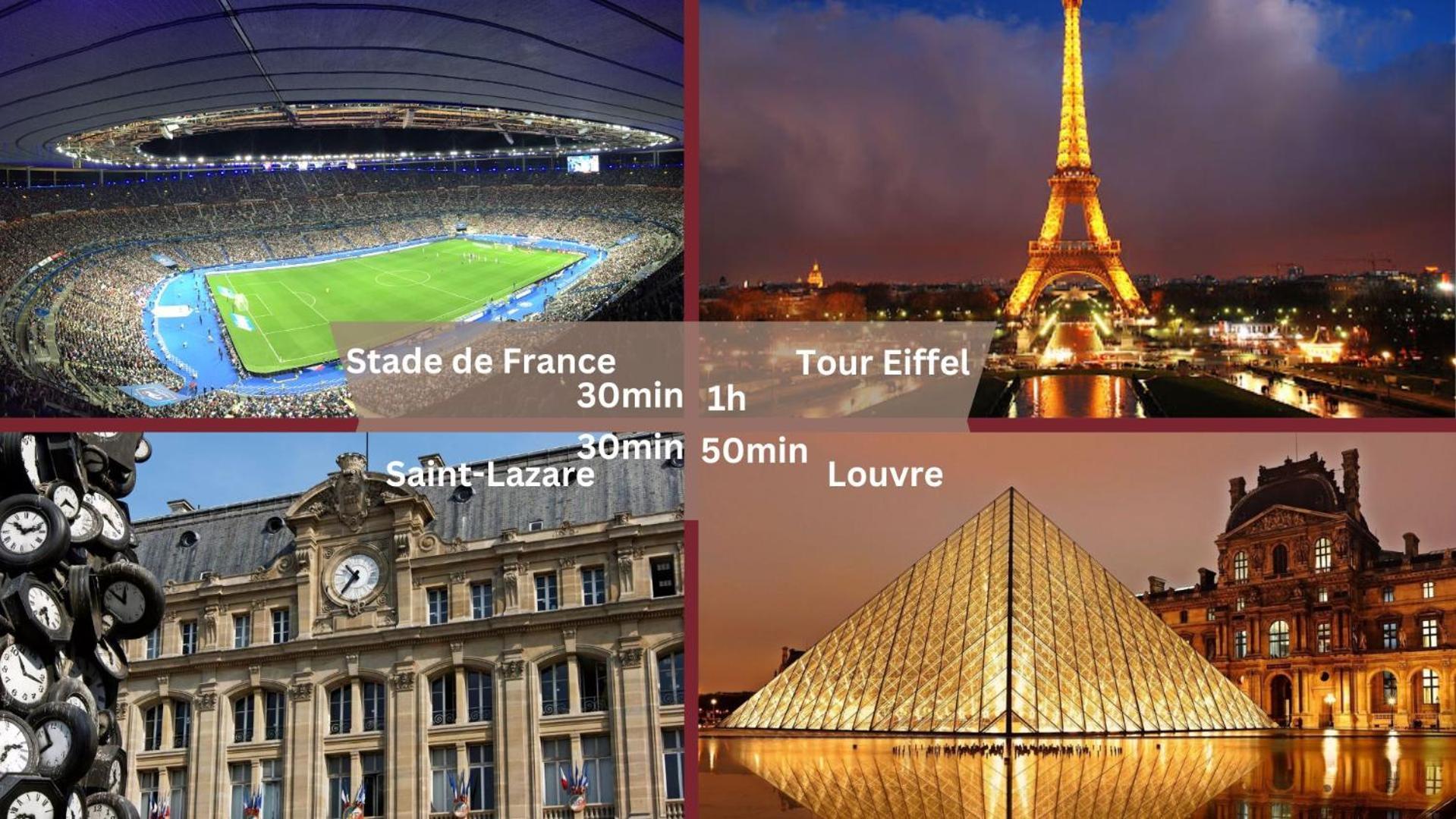 Destiny Appart' Paris -Beauvais-Orly- Podcasts- Stade De France Stains Exteriör bild