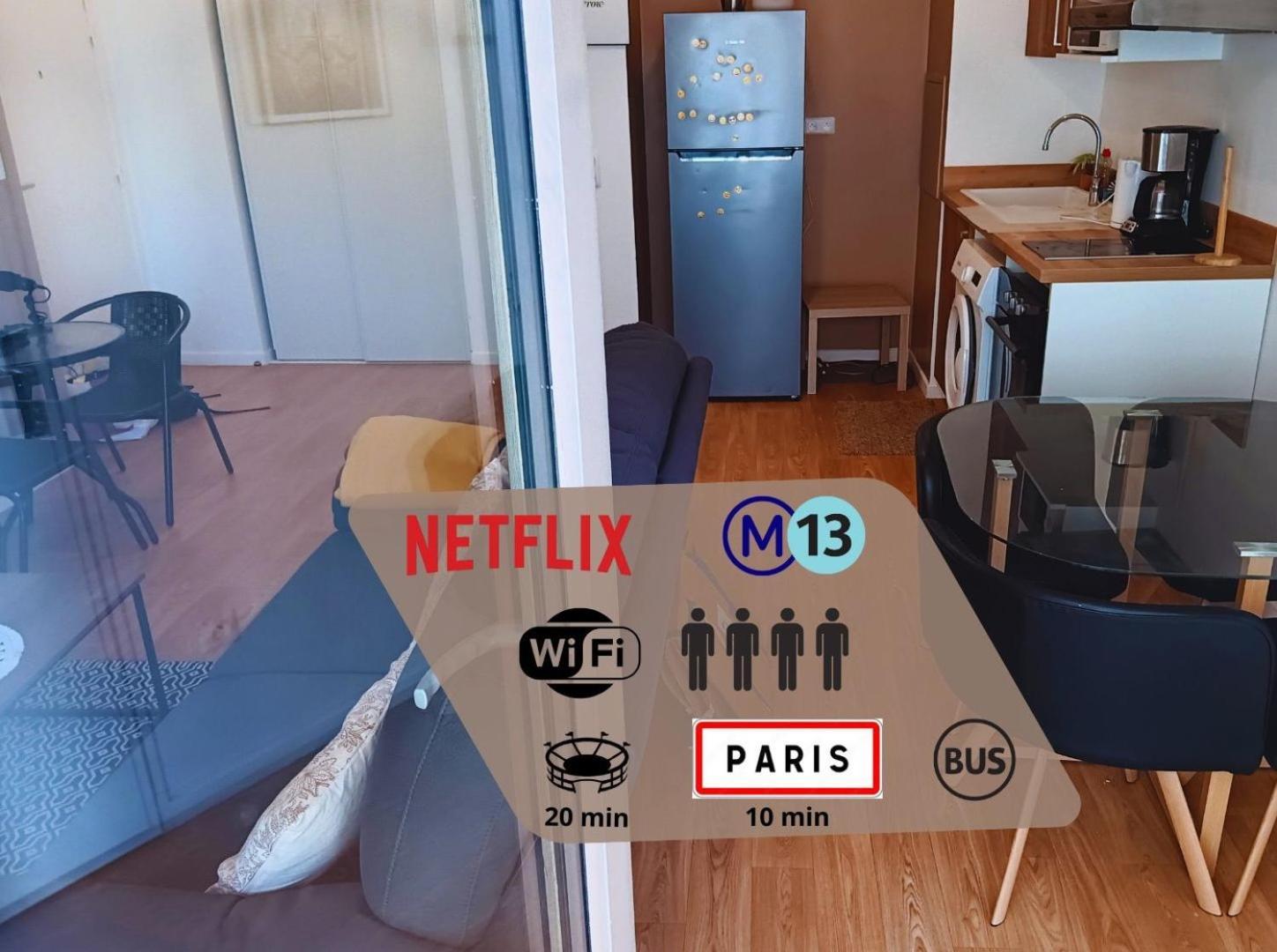 Destiny Appart' Paris -Beauvais-Orly- Podcasts- Stade De France Stains Exteriör bild